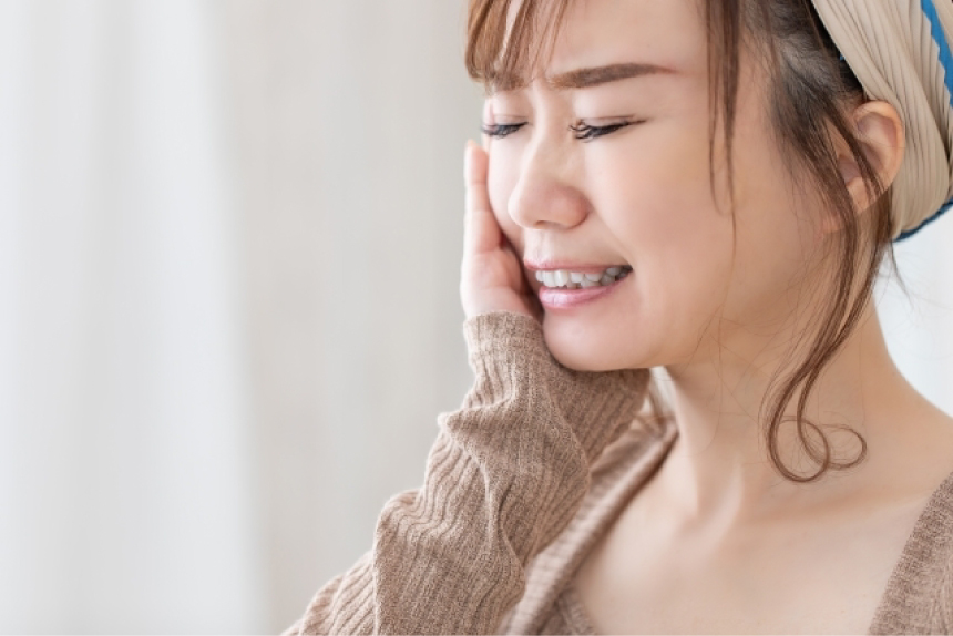 激しい痛み